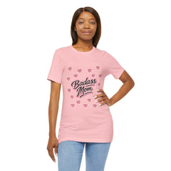 The "Badass Mom" Retro Graphic Tee — Premium Short Sleeve Shirt