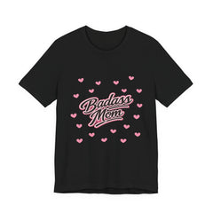The "Badass Mom" Retro Graphic Tee — Premium Short Sleeve Shirt