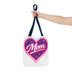 Cosmic Heart Mom Signature AOP Tote — Vibrant Galaxy Print Bag