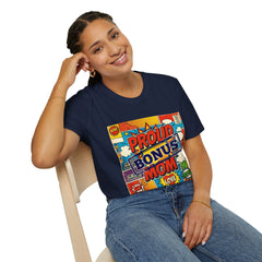 The "Heroic Hearts" Bonus Mom Softstyle Tee