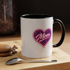 The "Cosmic Heart Mom" Accent Mug — Signature Boutique Ceramic