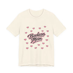 The "Badass Mom" Retro Graphic Tee — Premium Short Sleeve Shirt