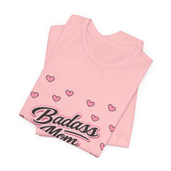 The "Badass Mom" Retro Graphic Tee — Premium Short Sleeve Shirt