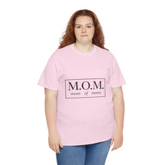 The "M.O.M." Signature Heavy Cotton Tee — "Mom of Moms" Edition