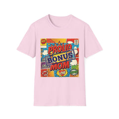 The "Heroic Hearts" Bonus Mom Softstyle Tee