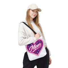 Cosmic Heart Mom Signature AOP Tote — Vibrant Galaxy Print Bag
