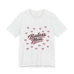 The "Badass Mom" Retro Graphic Tee — Premium Short Sleeve Shirt