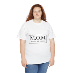 The "M.O.M." Signature Heavy Cotton Tee — "Mom of Moms" Edition