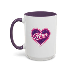 The "Cosmic Heart Mom" Accent Mug — Signature Boutique Ceramic