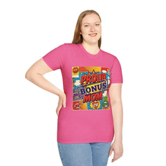 The "Heroic Hearts" Bonus Mom Softstyle Tee