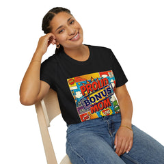 The "Heroic Hearts" Bonus Mom Softstyle Tee