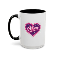 The "Cosmic Heart Mom" Accent Mug — Signature Boutique Ceramic