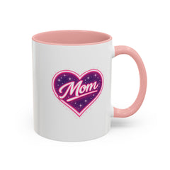 The "Cosmic Heart Mom" Accent Mug — Signature Boutique Ceramic