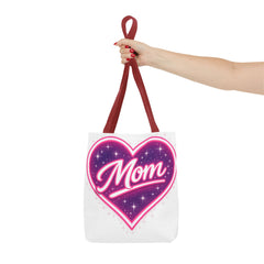 Cosmic Heart Mom Signature AOP Tote — Vibrant Galaxy Print Bag