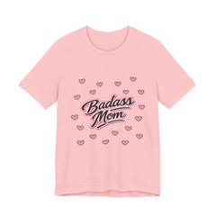 The "Badass Mom" Retro Graphic Tee — Premium Short Sleeve Shirt
