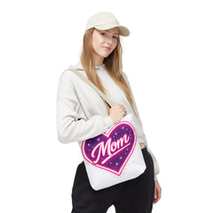 Cosmic Heart Mom Signature AOP Tote — Vibrant Galaxy Print Bag