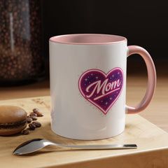 The "Cosmic Heart Mom" Accent Mug — Signature Boutique Ceramic