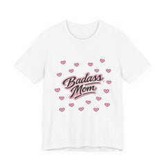 The "Badass Mom" Retro Graphic Tee — Premium Short Sleeve Shirt
