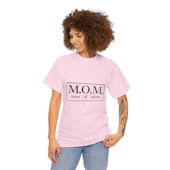 The "M.O.M." Signature Heavy Cotton Tee — "Mom of Moms" Edition