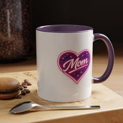 The "Cosmic Heart Mom" Accent Mug — Signature Boutique Ceramic