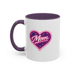 The "Cosmic Heart Mom" Accent Mug — Signature Boutique Ceramic
