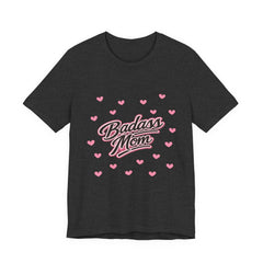 The "Badass Mom" Retro Graphic Tee — Premium Short Sleeve Shirt