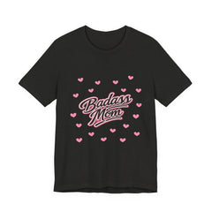 The "Badass Mom" Retro Graphic Tee — Premium Short Sleeve Shirt
