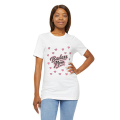 The "Badass Mom" Retro Graphic Tee — Premium Short Sleeve Shirt