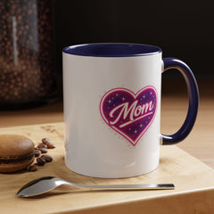 The "Cosmic Heart Mom" Accent Mug — Signature Boutique Ceramic