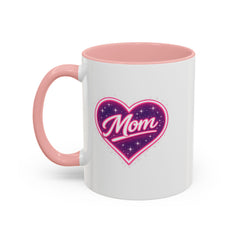 The "Cosmic Heart Mom" Accent Mug — Signature Boutique Ceramic