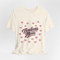 The "Badass Mom" Retro Graphic Tee — Premium Short Sleeve Shirt