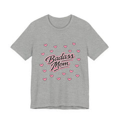 The "Badass Mom" Retro Graphic Tee — Premium Short Sleeve Shirt