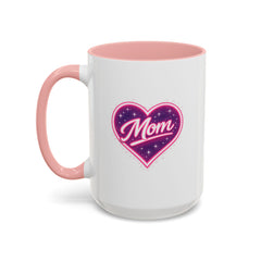 The "Cosmic Heart Mom" Accent Mug — Signature Boutique Ceramic