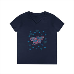 Badass Mom: Detroit Edition V-Neck — Premium Motor City Cotton Tee