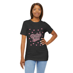 The "Badass Mom" Retro Graphic Tee — Premium Short Sleeve Shirt