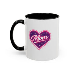 The "Cosmic Heart Mom" Accent Mug — Signature Boutique Ceramic