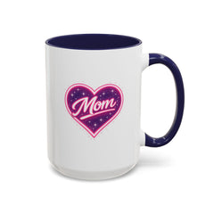 The "Cosmic Heart Mom" Accent Mug — Signature Boutique Ceramic