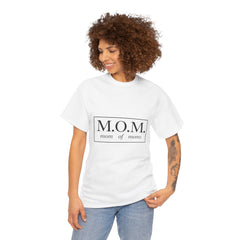 The "M.O.M." Signature Heavy Cotton Tee — "Mom of Moms" Edition