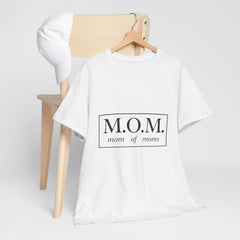 The "M.O.M." Signature Heavy Cotton Tee — "Mom of Moms" Edition
