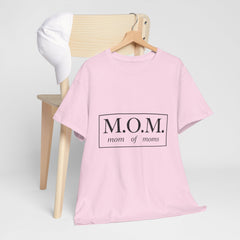 The "M.O.M." Signature Heavy Cotton Tee — "Mom of Moms" Edition