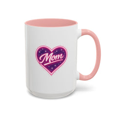 The "Cosmic Heart Mom" Accent Mug — Signature Boutique Ceramic
