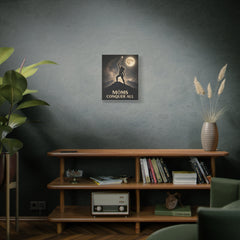 Moms Conquer All: Warrior Mother Premium Matte Canvas Wall Art