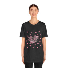 The "Badass Mom" Retro Graphic Tee — Premium Short Sleeve Shirt