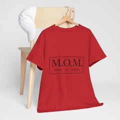 The "M.O.M." Signature Heavy Cotton Tee — "Mom of Moms" Edition