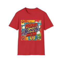 The "Heroic Hearts" Bonus Mom Softstyle Tee