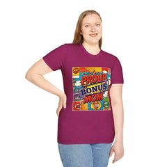 The "Heroic Hearts" Bonus Mom Softstyle Tee