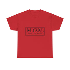 The "M.O.M." Signature Heavy Cotton Tee — "Mom of Moms" Edition