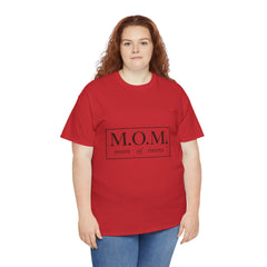 The "M.O.M." Signature Heavy Cotton Tee — "Mom of Moms" Edition