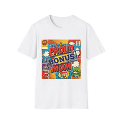 The "Heroic Hearts" Bonus Mom Softstyle Tee