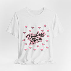 The "Badass Mom" Retro Graphic Tee — Premium Short Sleeve Shirt